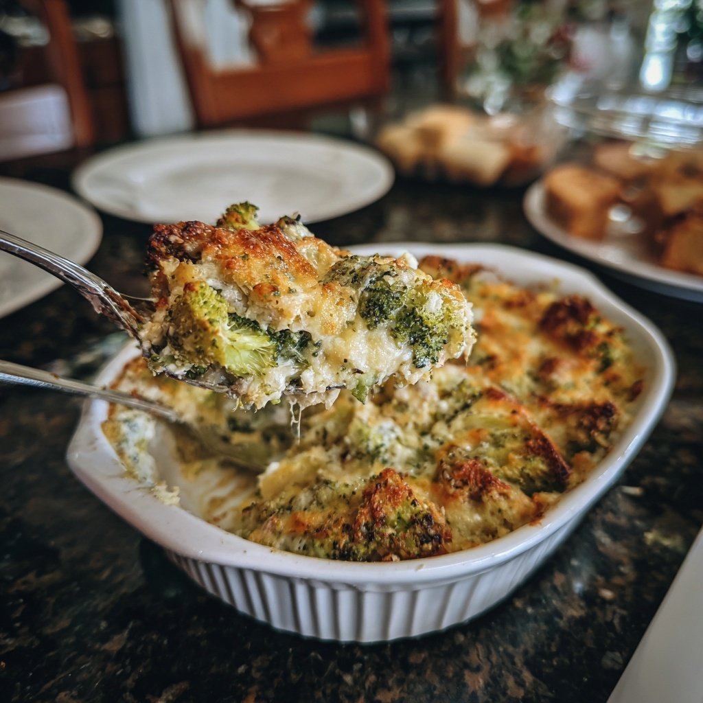 Brokkoli Auflauf Mit Frischkäse