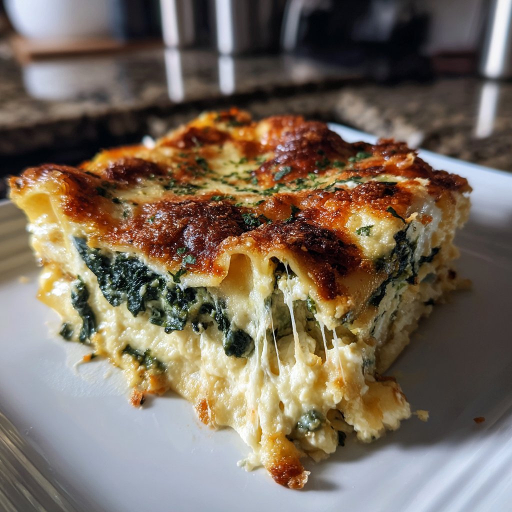 Lasagne mit Spinat und Ricotta