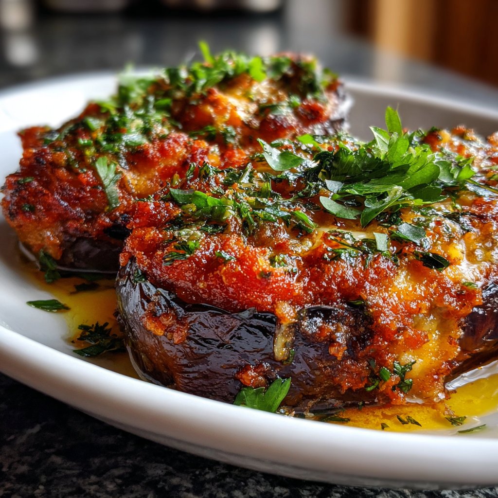 Auberginen mediterran saftig