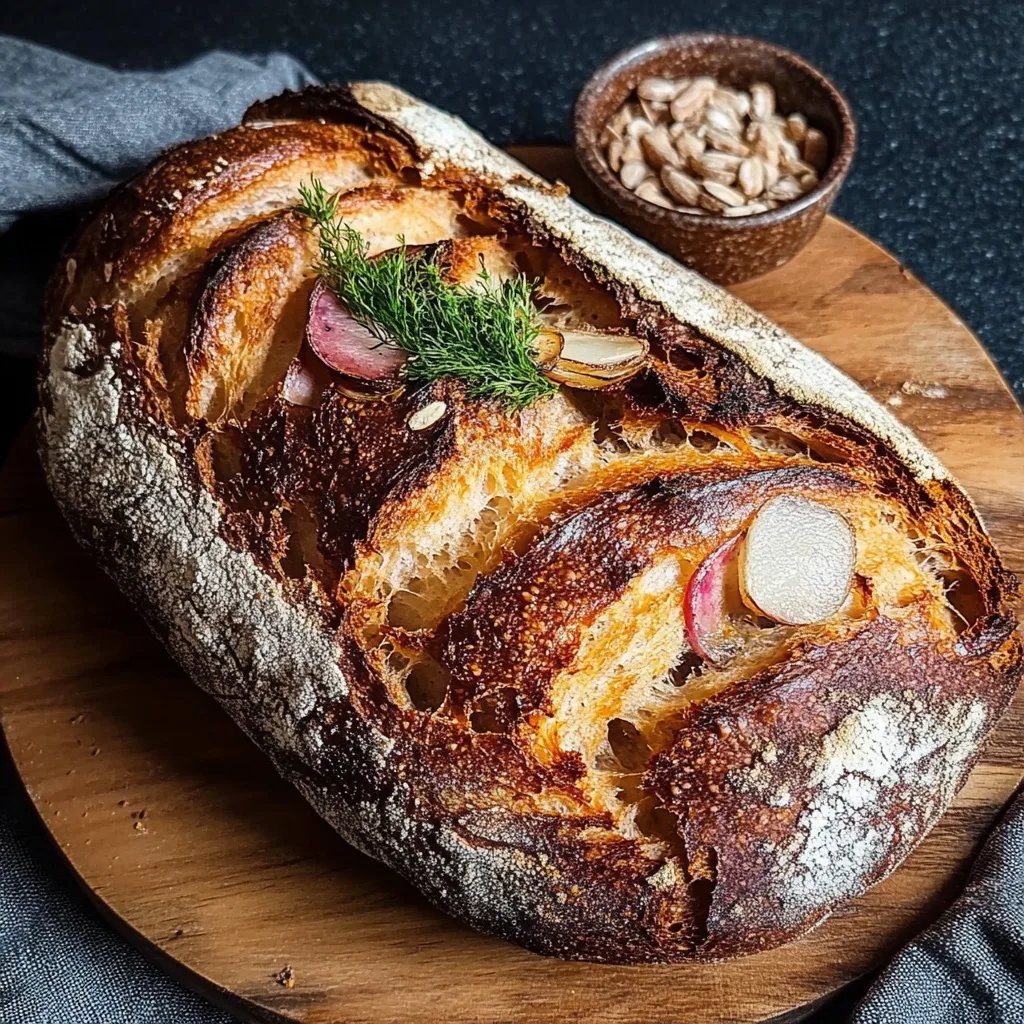 Kartoffelbrot im Römertopf