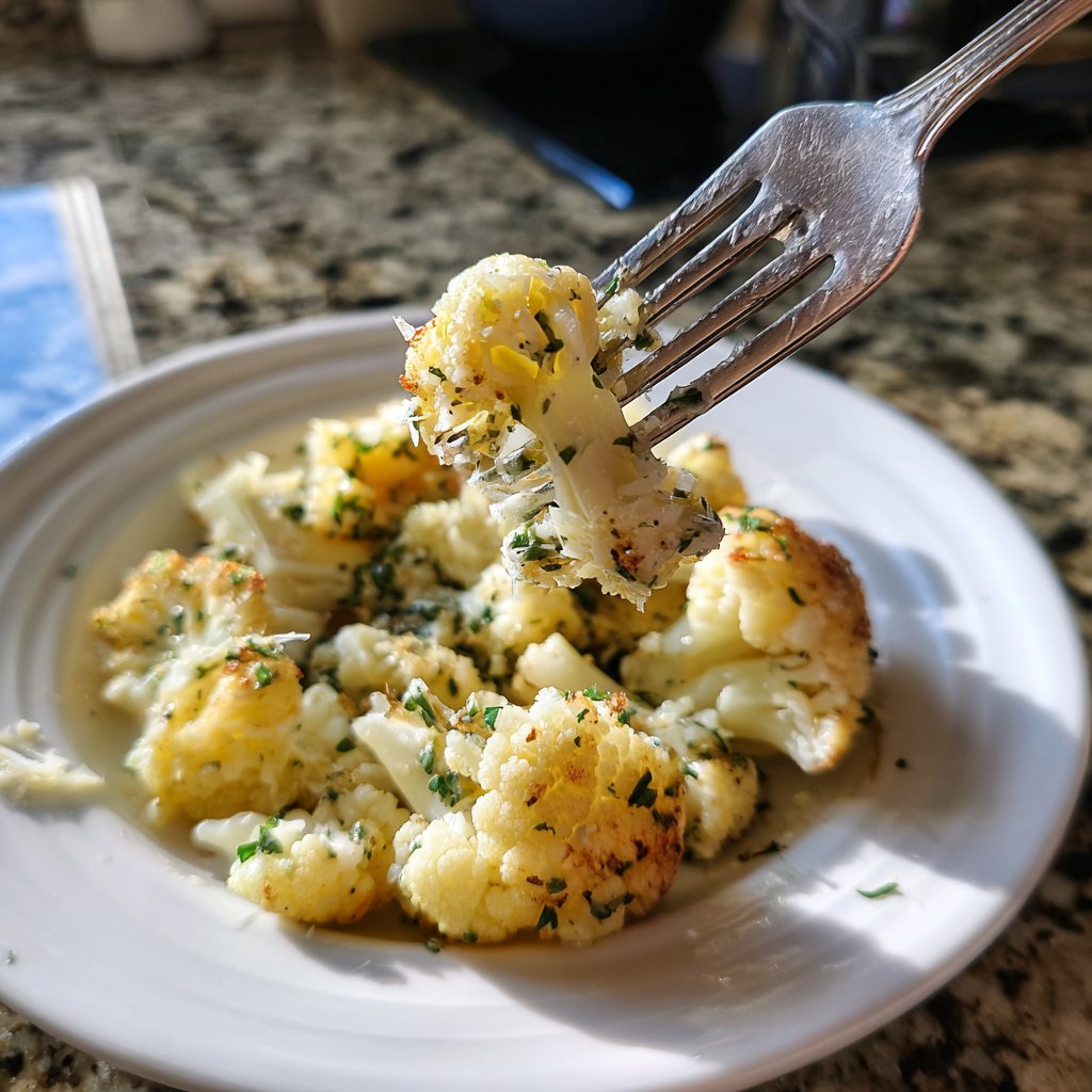 Blumenkohl mit Knoblauchbutter