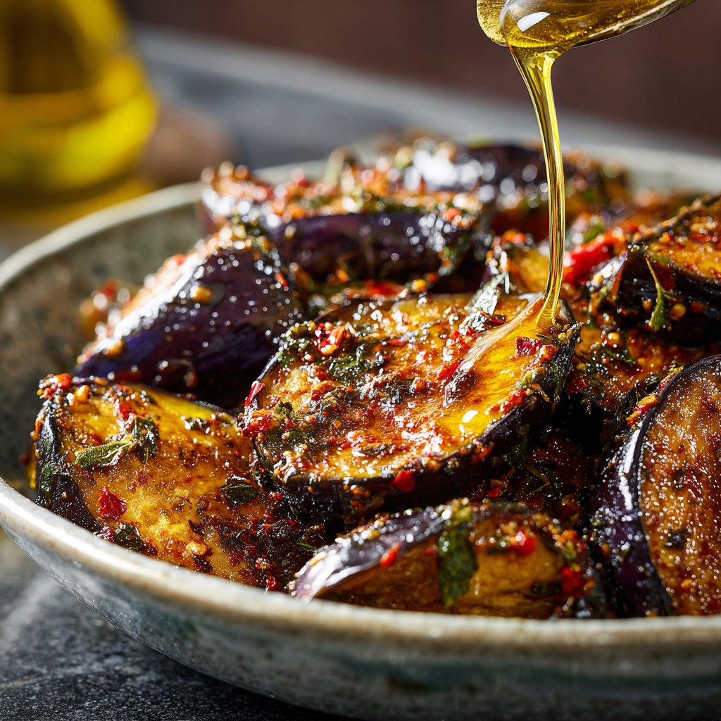 Auberginen mediterran gewürzt