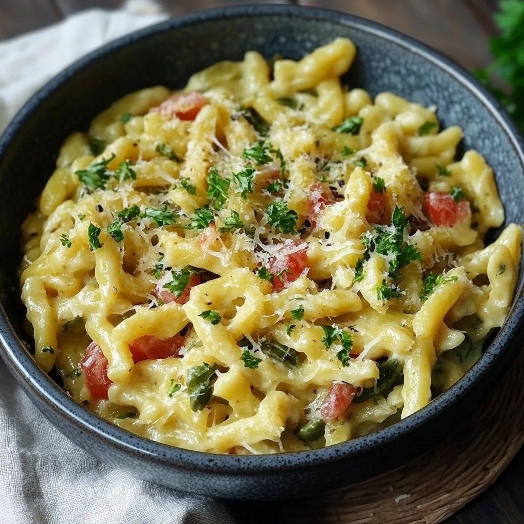 Wirsing-Käse-Spätzle