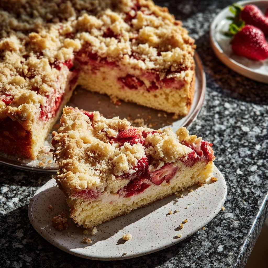 Erdbeer Rührkuchen Locker