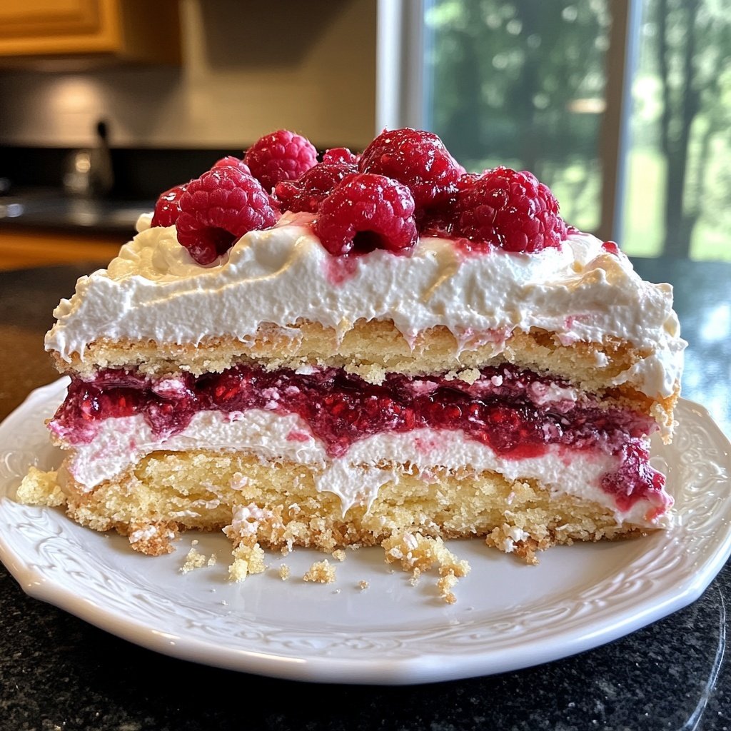 Raffaello-Himbeer-Torte