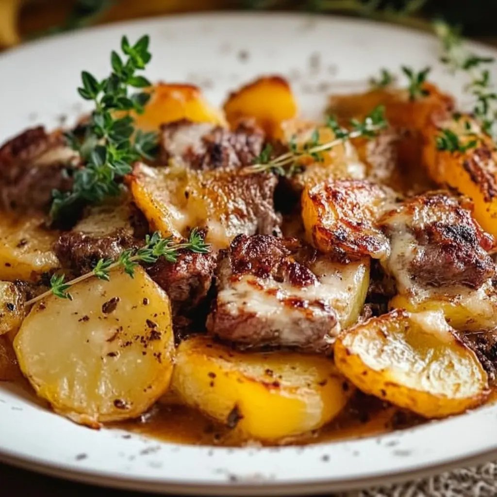 Einfacher Kartoffelauflauf mit Hackfleisch