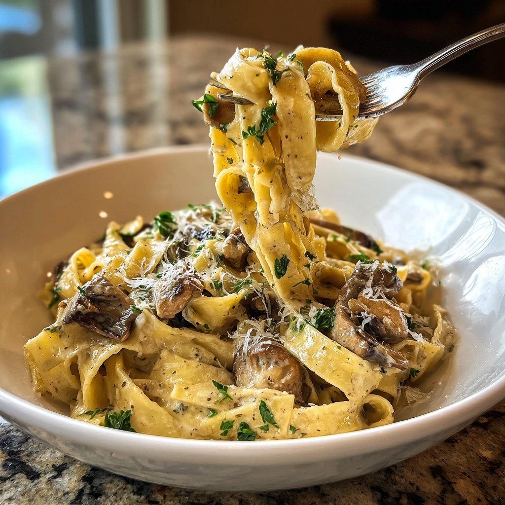 Tagliatelle mit Steinpilzen