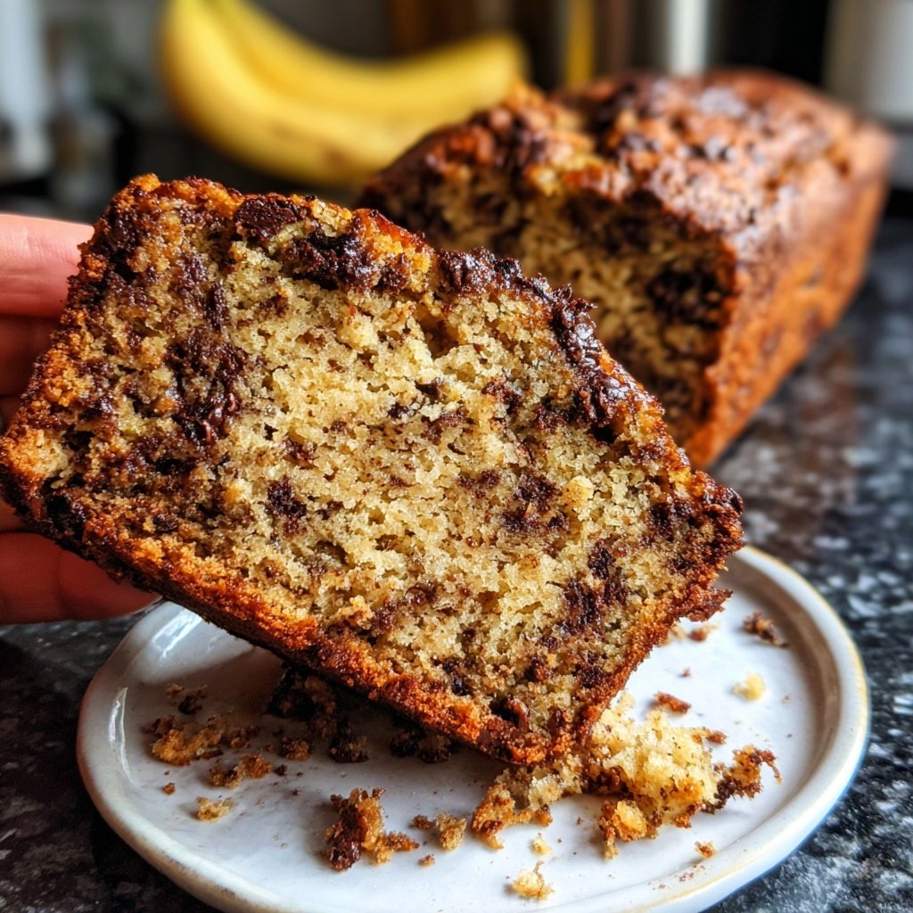 Bananenbrot mit Kakao