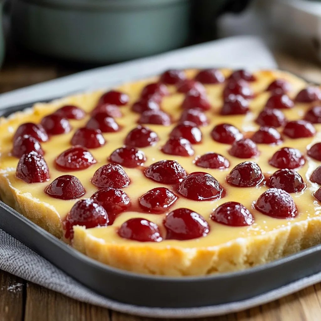 Kirschkuchen vom Blech