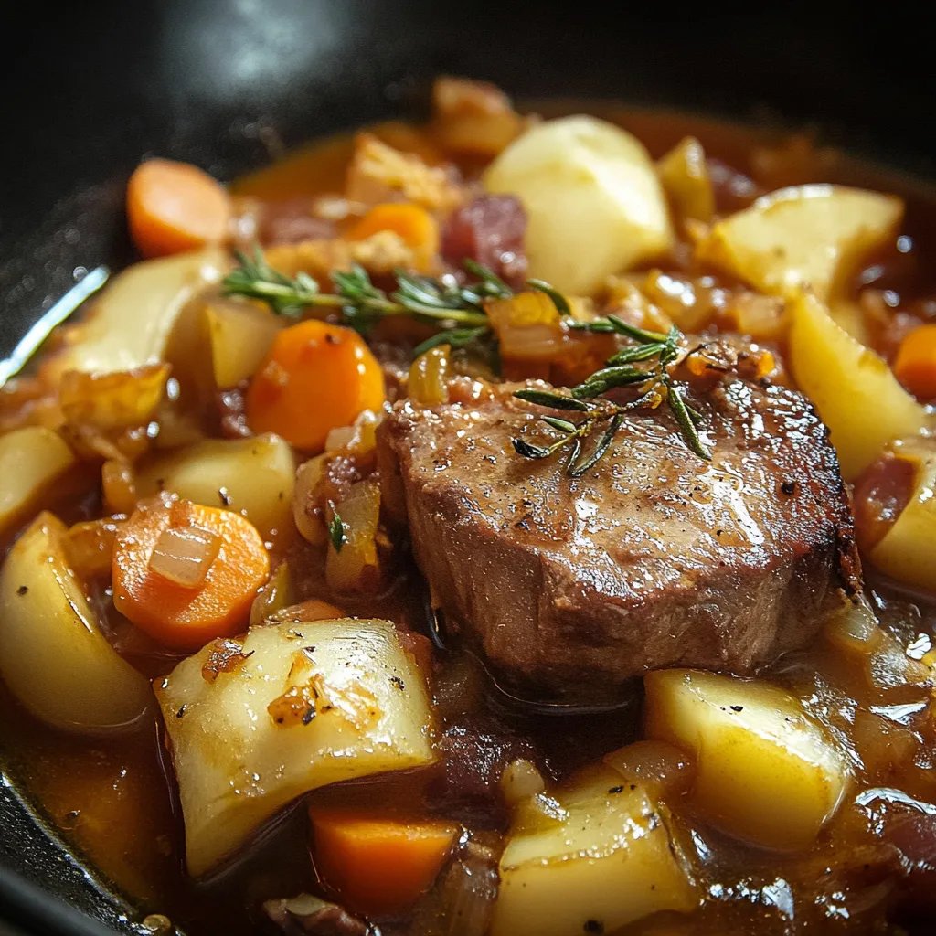 Spitzkohl-Kartoffel-Eintopf mit Hackfleisch