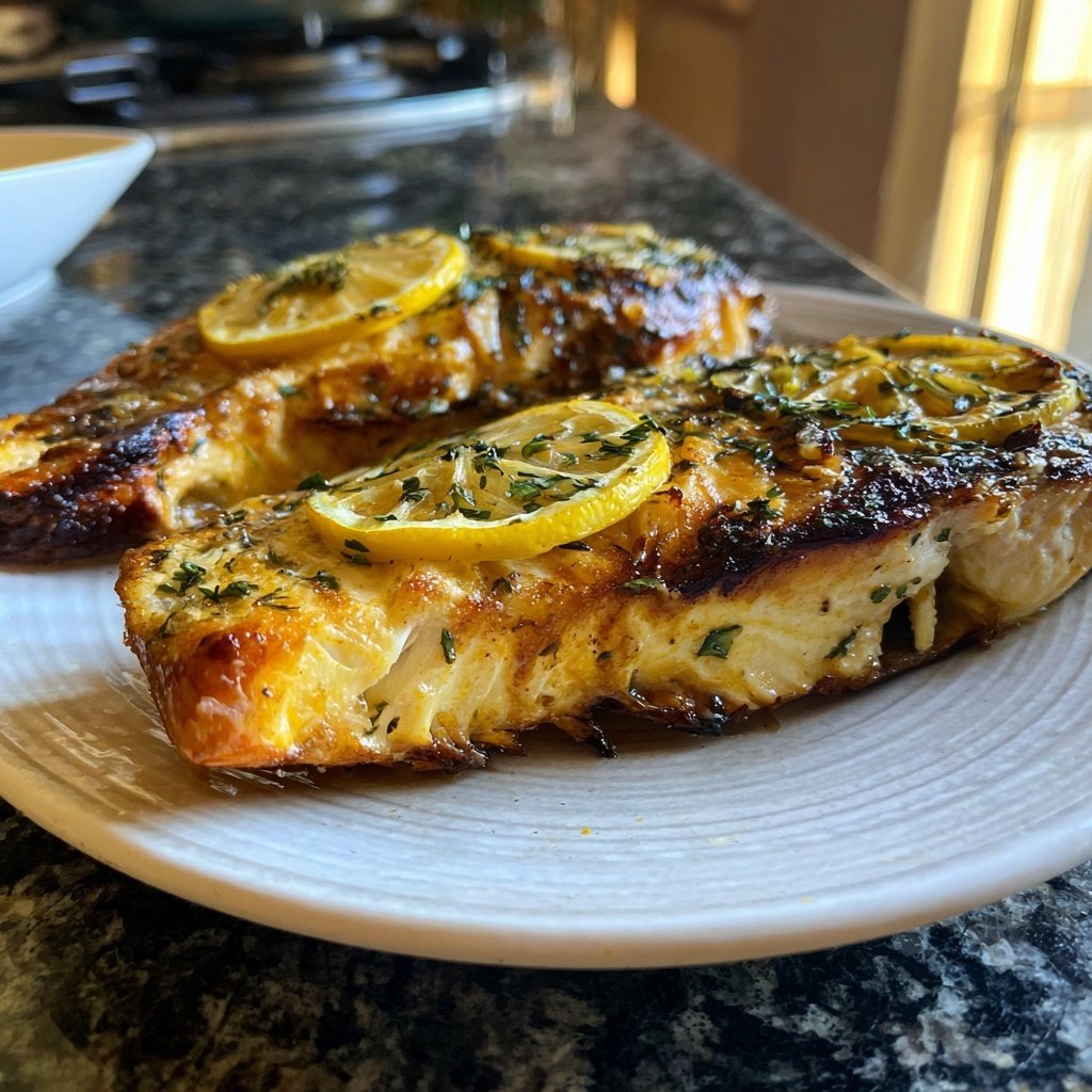 Gesund & Leicht Zitronen-Gegrillter Fisch