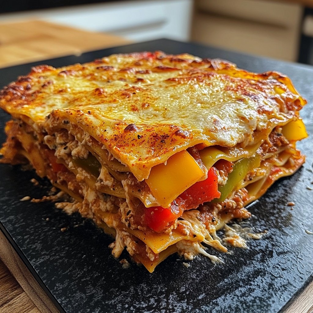Lasagne mit Paprika