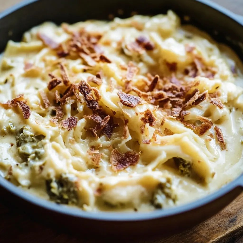 Cremiger Wirsing in Bechamelsauce mit Kartoffelbrei