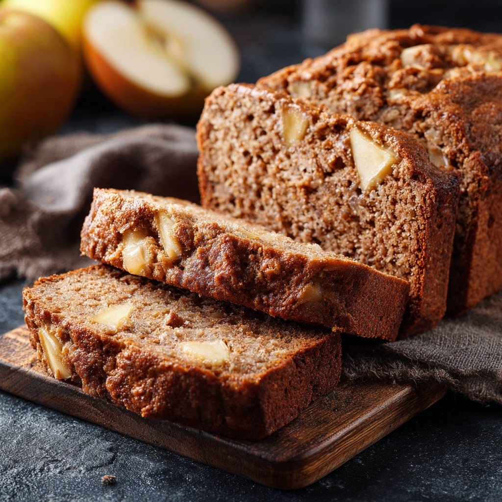 Bananenbrot mit Zimt und Apfel