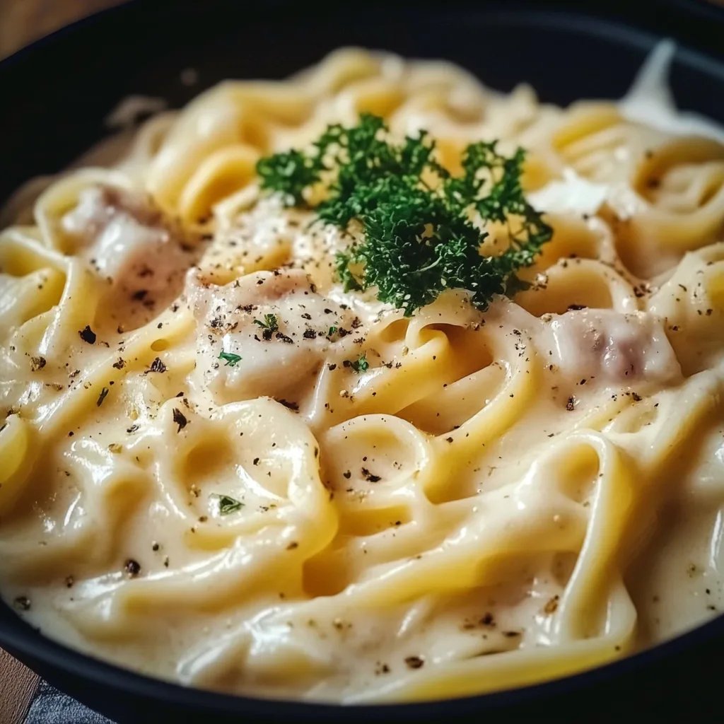 Nudeln in Käse-Sahne-Soße