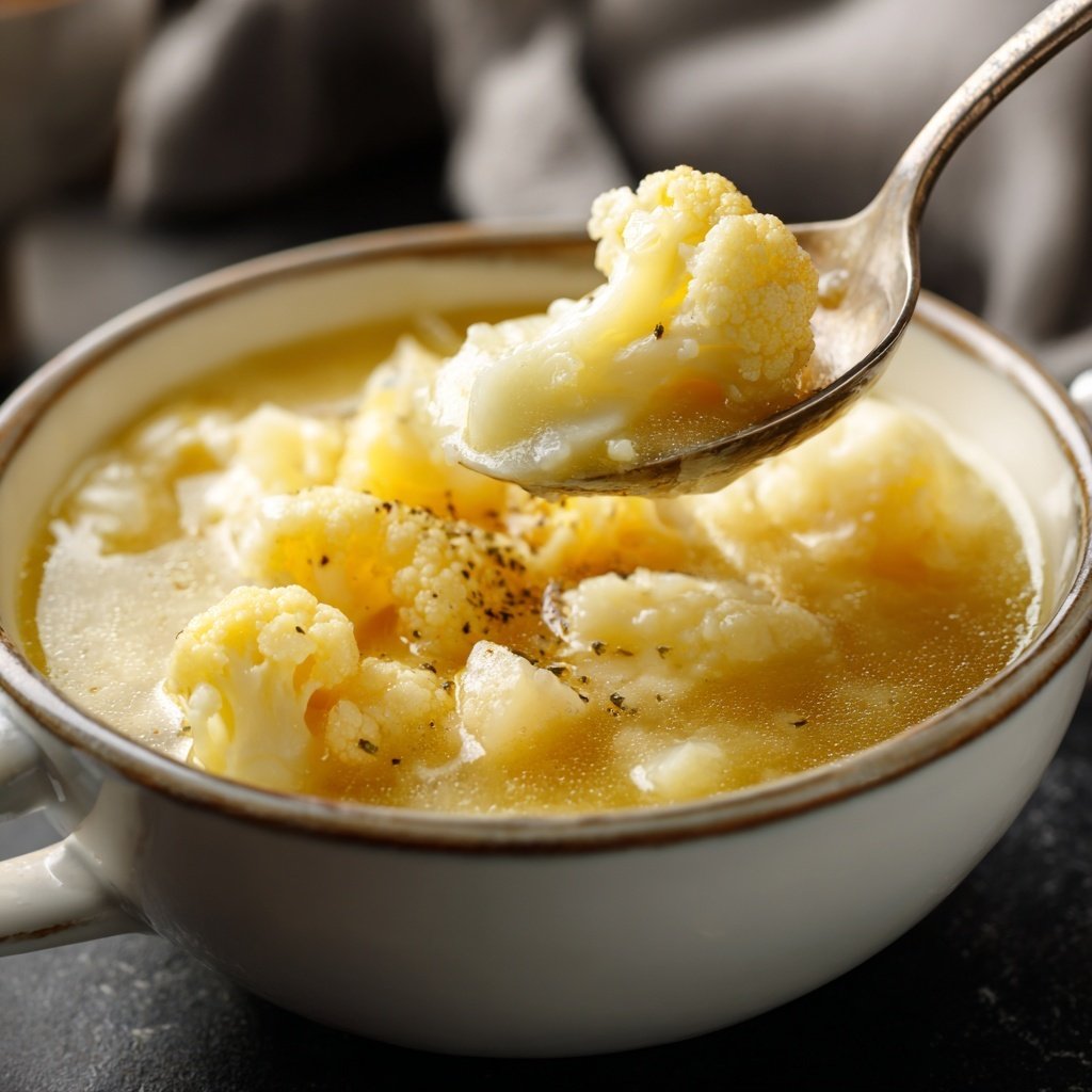 Blumenkohlsuppe mit Ingwer