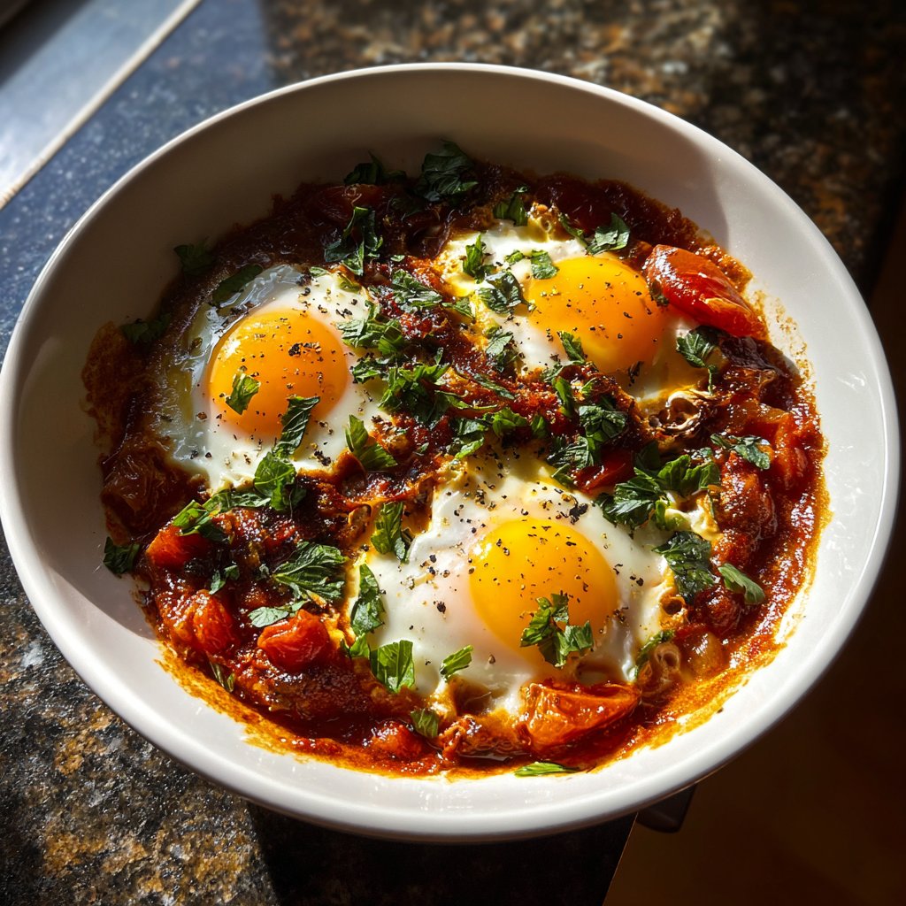 Shakshuka mit Tomaten